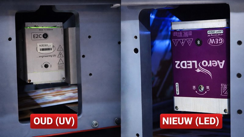 LED-UV bij Koninklijke Geostick: ‘Eigenlijk verandert er niets. Maar toch heel veel.’